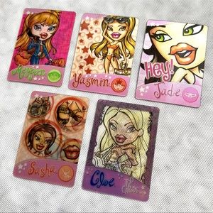 BRATZ Retro Hologram Trading/Collector’s Cards, Lot of 5